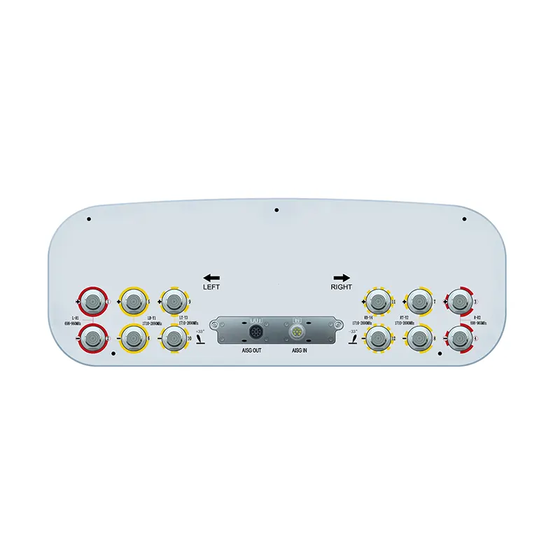 698–2690MHz 六端口双波束集成天线